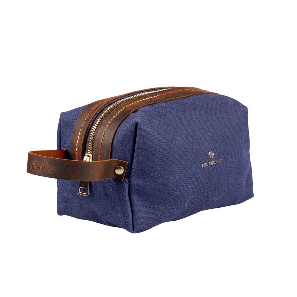 Mavi Seyahat & Makyaj Çantası